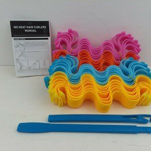 No Heat Curlers 32Pieces Hair Curlers Spiral Curls Styling Kit